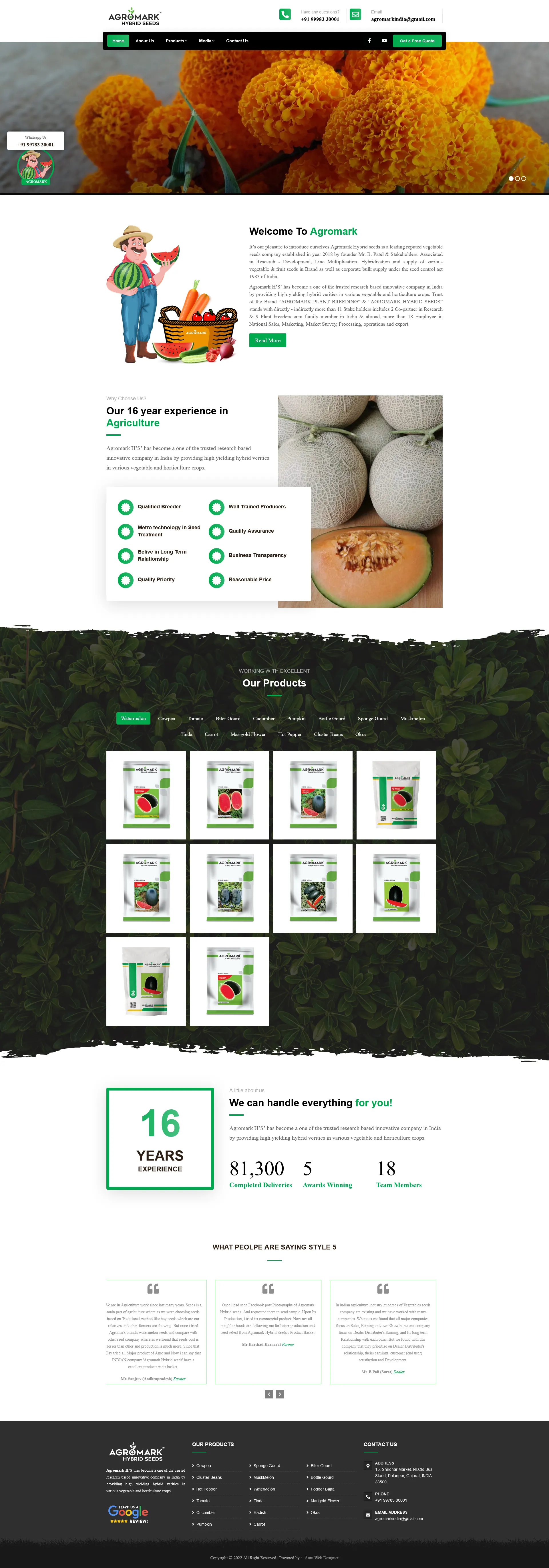 Agromark Website