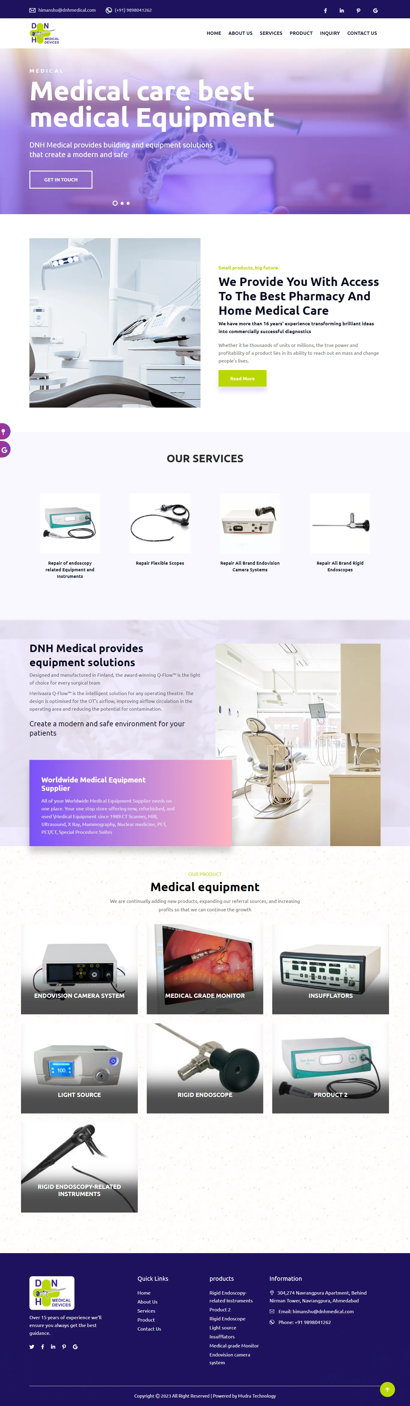 DNH Medical Website