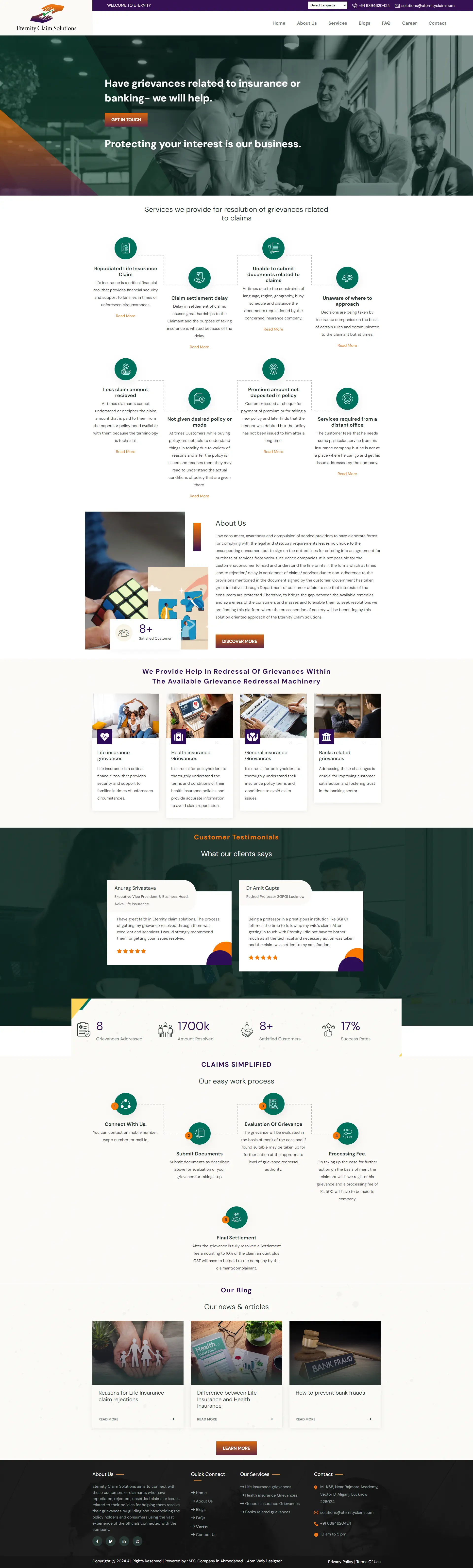 Eternity Claim Solutions LLp