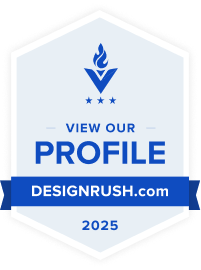 AOM Web Desiger's rating on Web Design Agency Listing by DesignRush, the industry-leading B2B Marketplace connecting brands with agencies